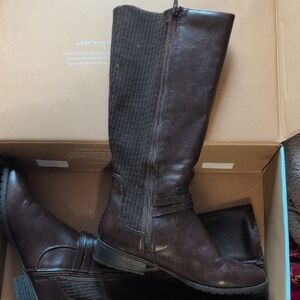 Life Stride Women's Dark Brown Over the Knee Boots